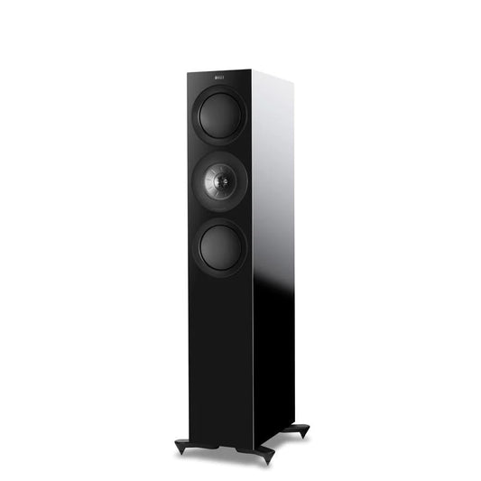 KEF R-SERIES R7 MID SIZED TOWER SPEAKERS BLACK