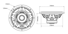 MTX RT12-04 ROADTHUNDER 12" SUBWOOFER