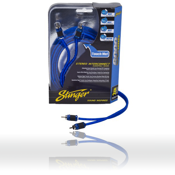 Stinger 6000 Series RCA 2ch Leads