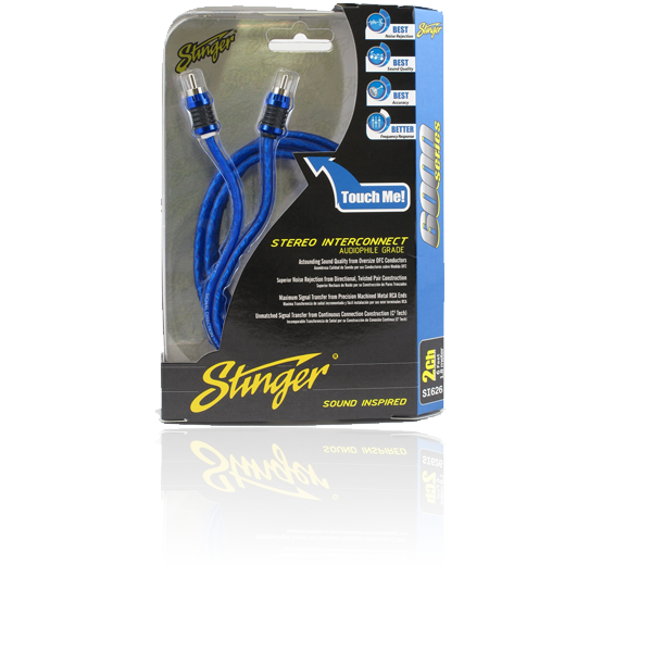 Stinger 6000 Series RCA 2ch Leads