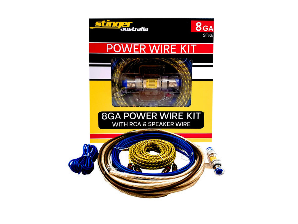 Stinger 8GA Amplifier Wiring Kit Gold Coast Car Sound