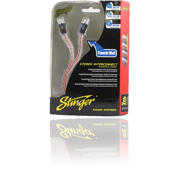 STINGER 4000 SERIES RCA 2 CHANNEL LEADS