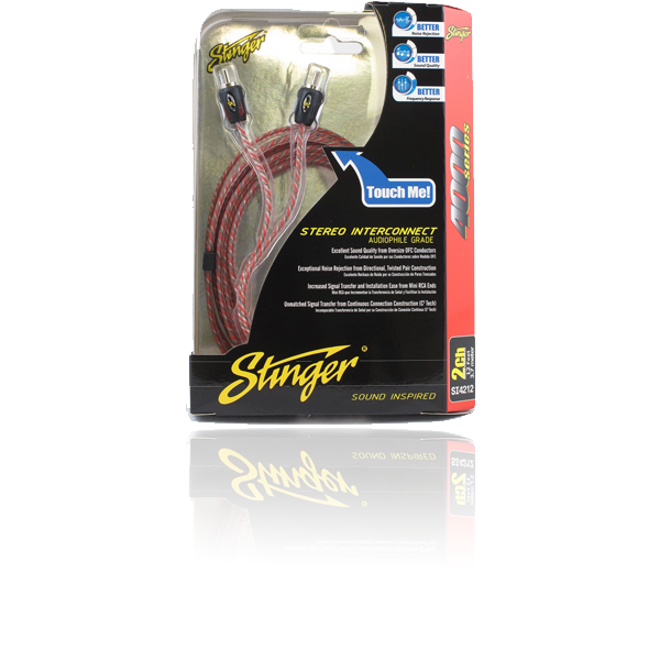 STINGER 4000 SERIES RCA 2 CHANNEL LEADS