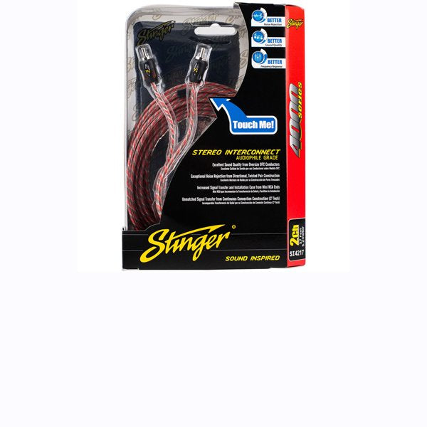 STINGER 4000 SERIES RCA 2 CHANNEL LEADS