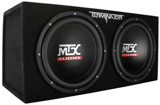 MTX TNE212D DUAL 12" LOADED SUB BOX