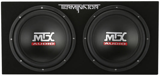 MTX TNE212D DUAL 12" LOADED SUB BOX