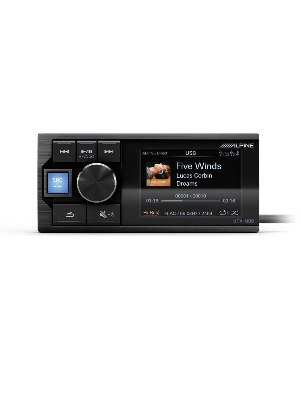 ALPINE UTX-M08 ADD-IN DSP AUDIO PLAYER